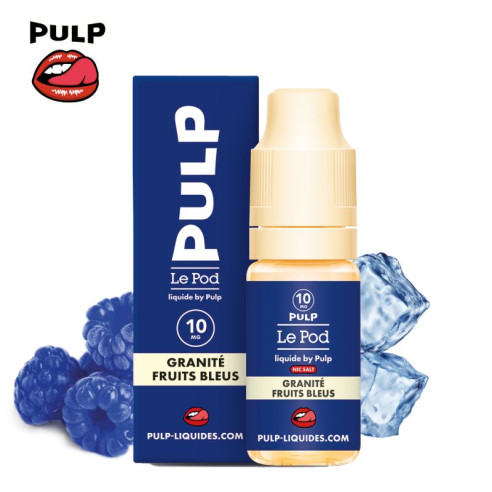 GRANITÉ FRUITS BLEUS 10ML NIC SALT - LE POD LIQUIDE BY PULP