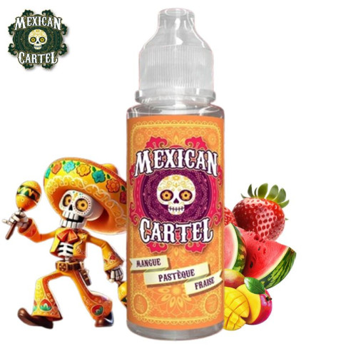 MANGUE PASTÈQUE FRAISE 100ML - MEXICAN CARTEL