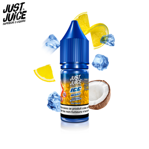 CITRON & COCONUT ICE 10ML NIC SALT - JUST JUICE