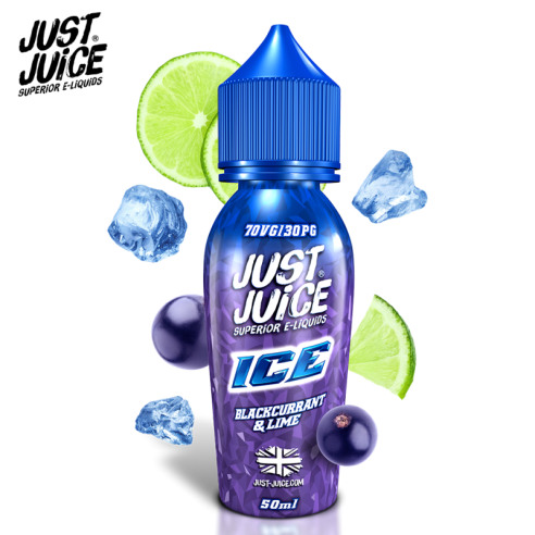 BLACKCURRANT & LIME ICE 50ML - JUST JUICE