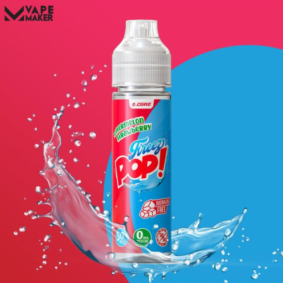POP WATERMELON STRAWBERRY 50ML -FREEZ POP BY VAPE MAKER|AlkaVape|12,99 €