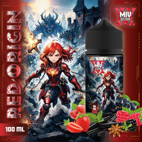 RED ORIGIN 100ML - MIV DISTRIB BY MADE IN VAPE