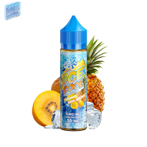 ANANAS KIWI JAUNE 50ML - ICE COOL BY LIQUIDAROM