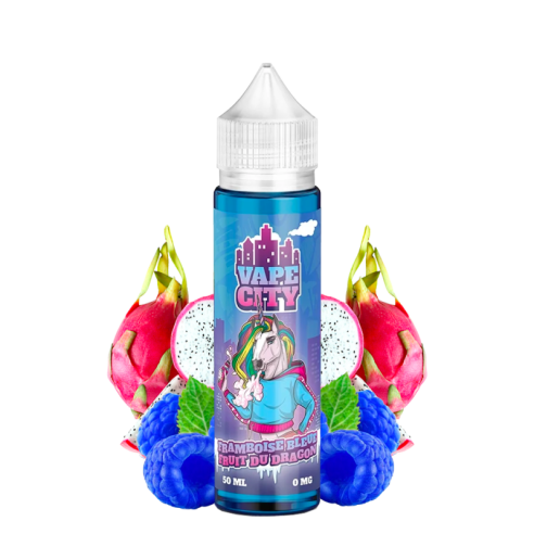 FRAMBOISE BLEUE FRUIT DU DRAGON 50ML - VAPE CITY