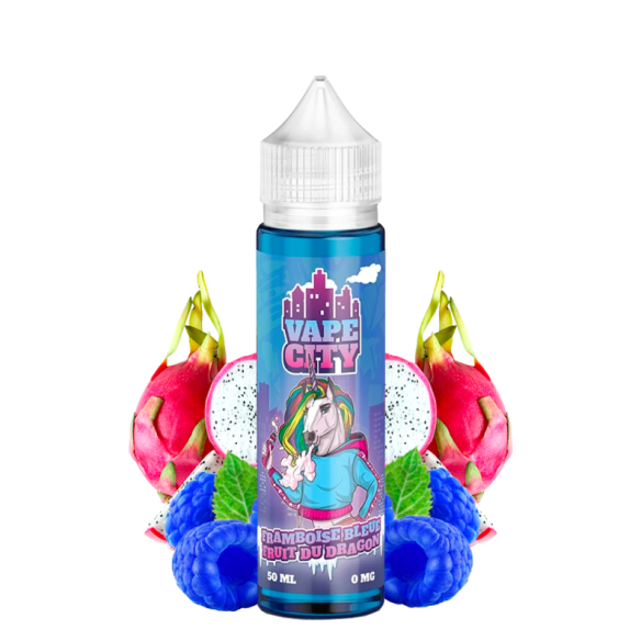 FRAMBOISE BLEUE FRUIT DU DRAGON 50ML - VAPE CITY