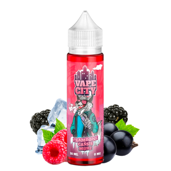 FRAMBOISE CASSIS MÛRE 50ML - VAPE CITY