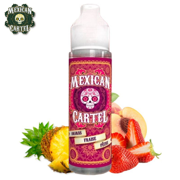 ANANAS FRAISE PECHE 50ML - MEXICAN CARTEL