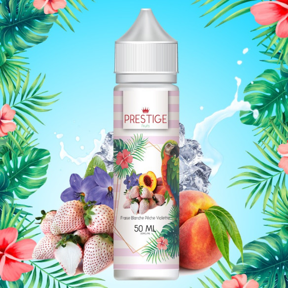 FRAISE BLANCHE PECHE VIOLETTE 50ML - PRESTIGE FRUITS