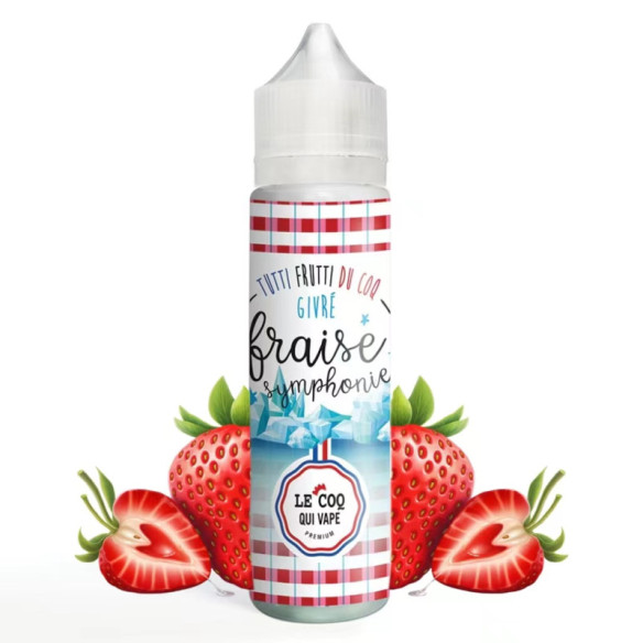 FRAISE SYMPHONIE GIVRÉ 50ML - TUTTI FRUTTI DU COQ