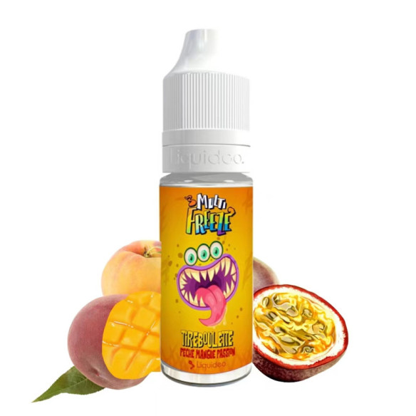 TIREBOULETTE PÊCHE MANGUE PASSION 10ML - MULTIFREEZE BY LIQUIDEO