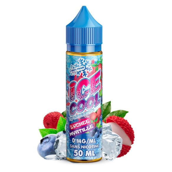 LYCHEE MYRTILLE 50ML - ICE COOL BY LIQUIDAROM
