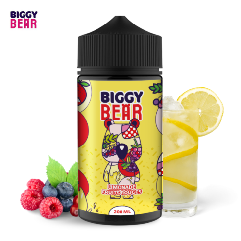 LIMONADE FRUITS ROUGES 200ML - BIGGY BEAR