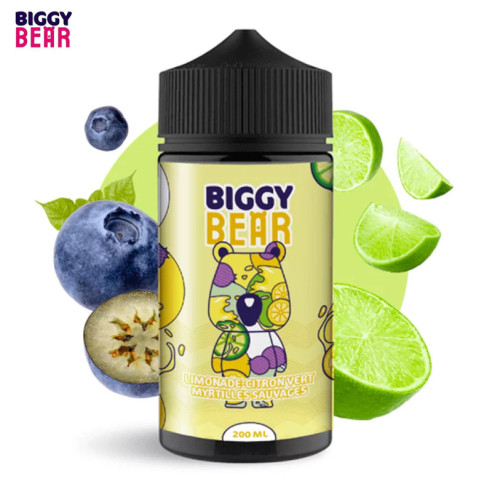 LIMONADE CITRON VERT MYRTILLES SAUVAGES 200ML - BIGGY BEAR