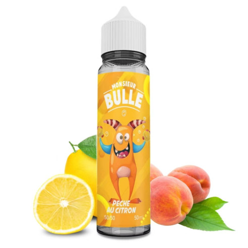 PÊCHE AU CITRON 50ML - LIQUIDEO