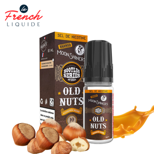 MOON SHINERS : OLD NUTS NIC SALT 10ML - LE FRENCH LIQUIDE