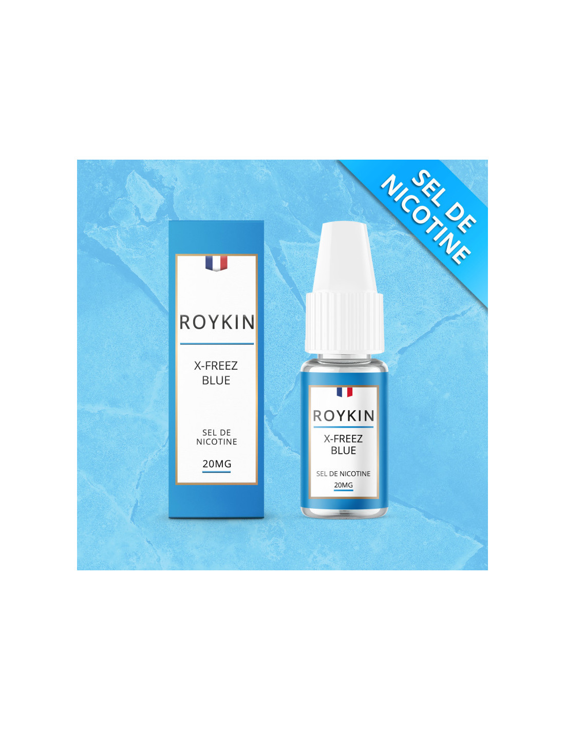 X-FREEZ BLUE 10ML NIC SALT - ROYKIN 4,99 € AlkaVape