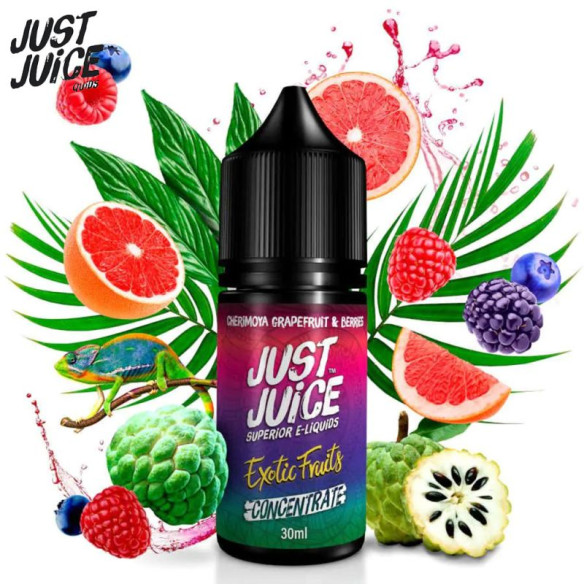 CONCENTRÉ CHERIMOYA PAMPLEMOUSSE ET BAIES 30ML - JUST JUICE
