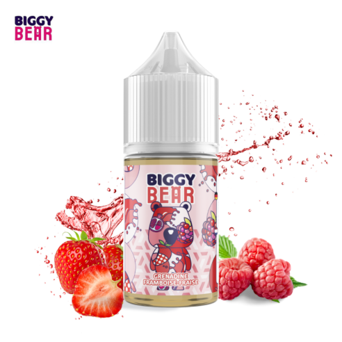 CONCENTRÉ GRENADINE FRAMBOISE FRAISE 30ML - BIGGY BEAR