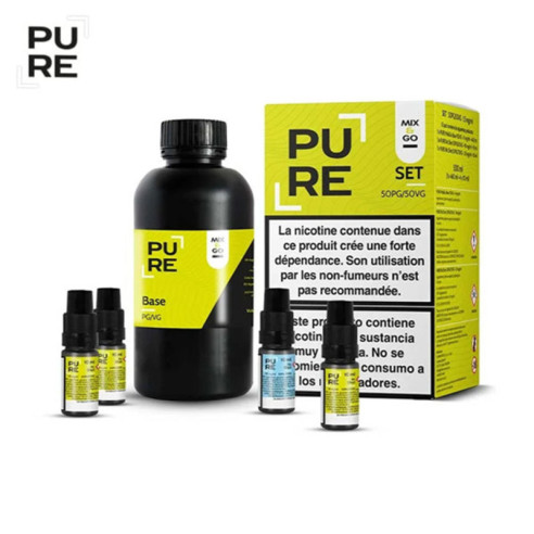 PACK DIY 500ML BASE 50/50 MIX&GO - PURE