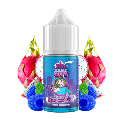 CONCENTRÉ FRAMBOISE BLEUE FRUIT DU DRAGON 30ML - VAPE CITY