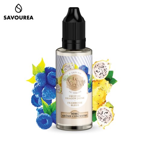 CONCENTRÉ FRUIT DU DRAGON JAUNE FRAMBOISE BLEUE 30ML - LE PETIT VERGER BY SAVOUREA
