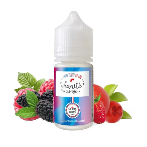 CONCENTRÉ GRANITÉ ROUGE 30ML - TUTTI FRUTTI DU COQ
