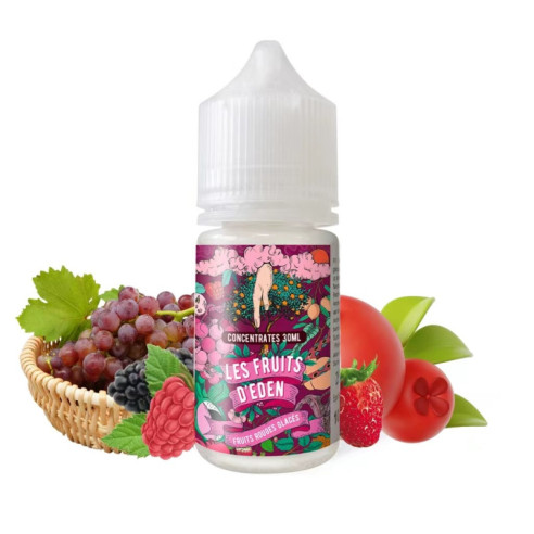 CONCENTRÉ FRUITS ROUGES GLACÉS 30ML - LES FRUITS D'EDEN