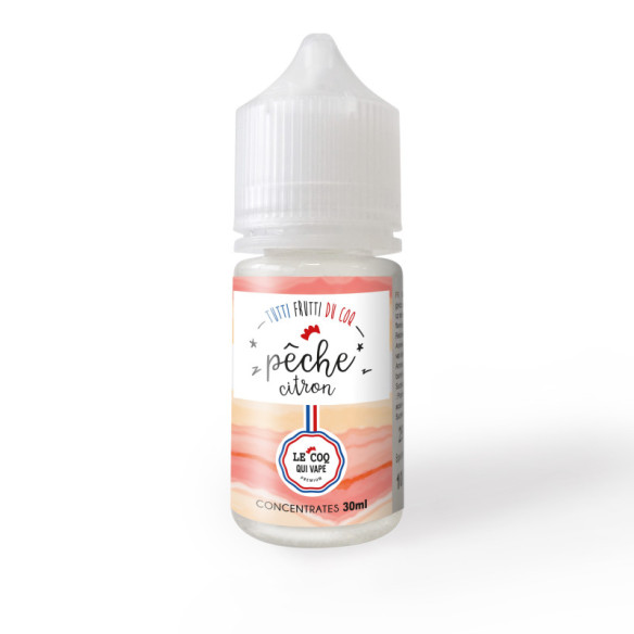 CONCENTRÉ PÊCHE CITRON 30ML - TUTTI FRUTTI DU COQ