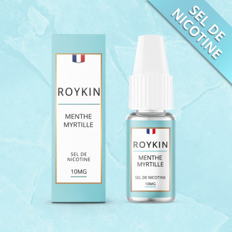 MENTHE MYRTILLE 10ML NIC SALT - ROYKIN-AlkaVape.fr - Vapotes - E-liquides - Résistances-4,99 €