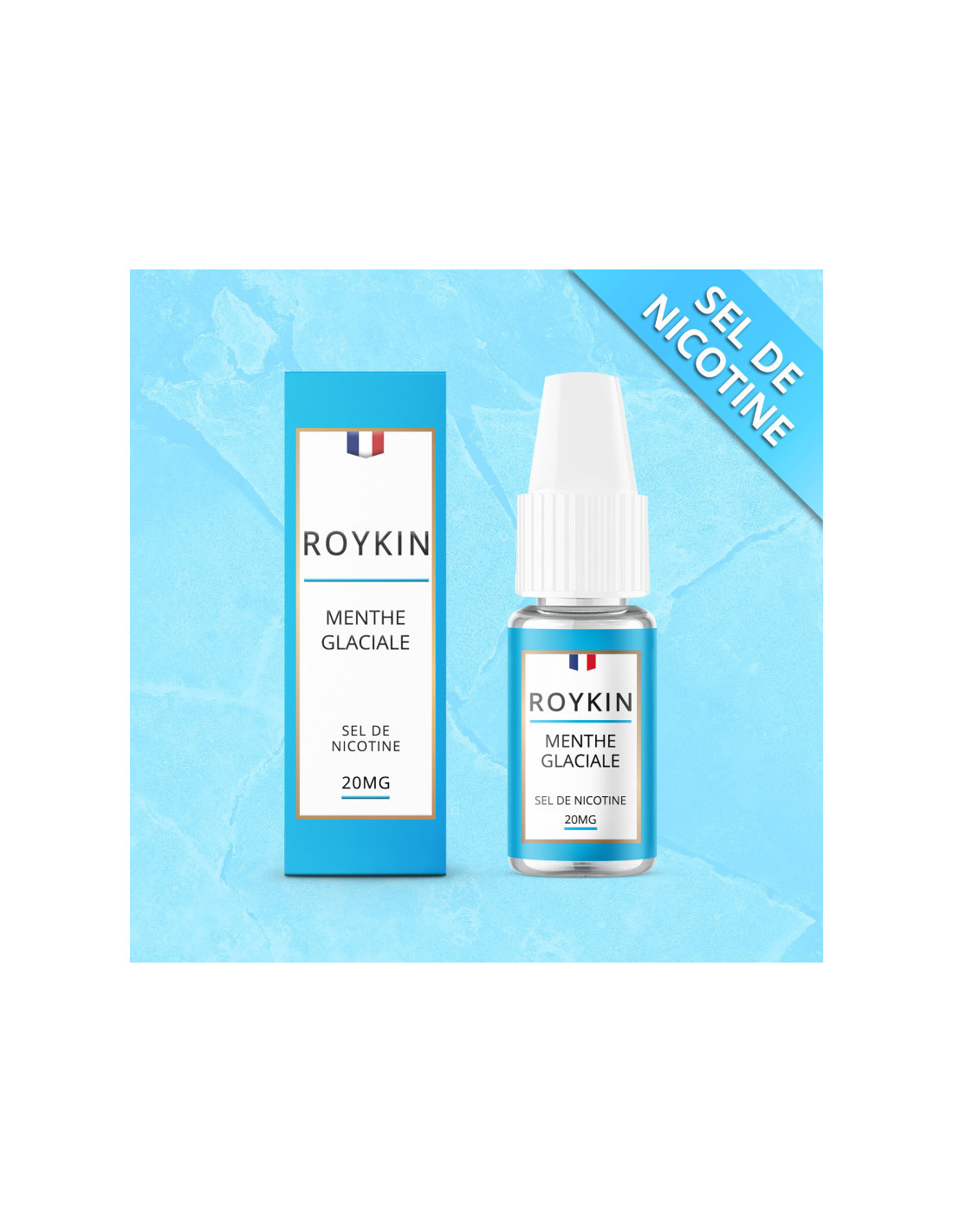 MENTHE GLACIALE 10ML NIC SALT - ROYKIN 4,99 € AlkaVape
