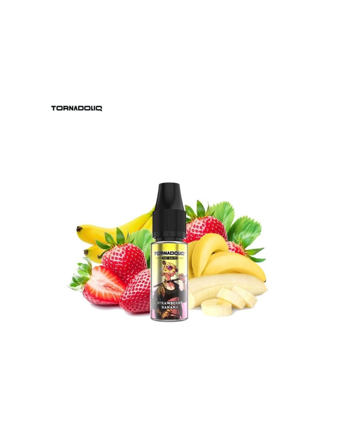 STRAWBERRY BANANA 10ML NIC SALT - TORNADOLIQ 4,99 € AlkaVape