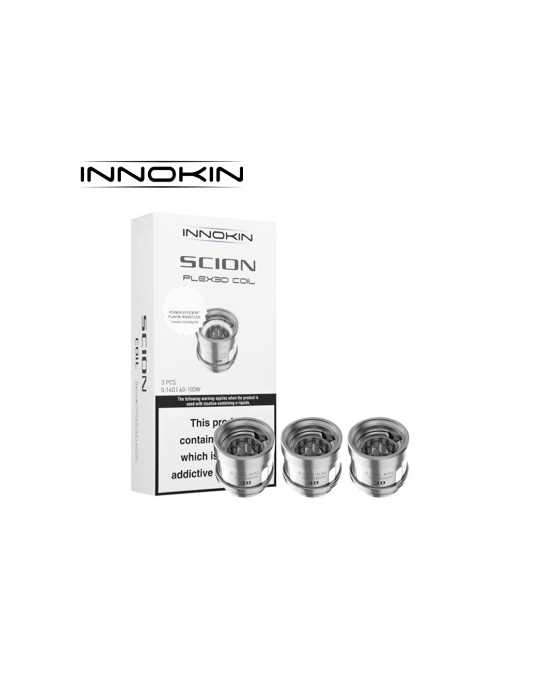 RÉSISTANCES PLEX3D POUR SCION (3PCS) - INNOKIN 5,09 € AlkaVape