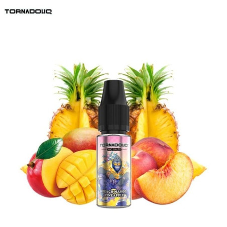 PEACH MANGO PINEAPPLE 10ML NIC SALT - TORNADOLIQ