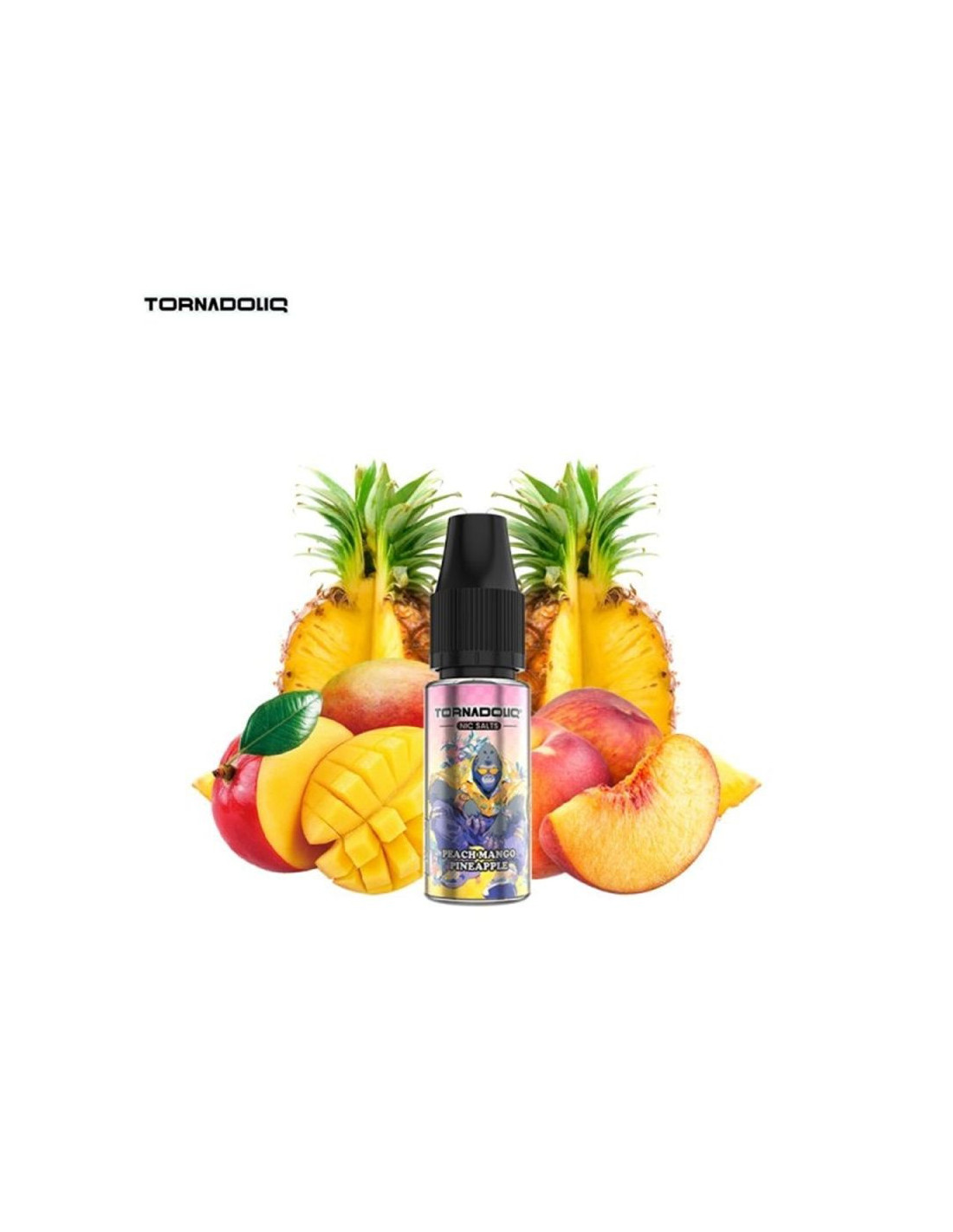 PEACH MANGO PINEAPPLE 10ML NIC SALT - TORNADOLIQ 4,99 € AlkaVape