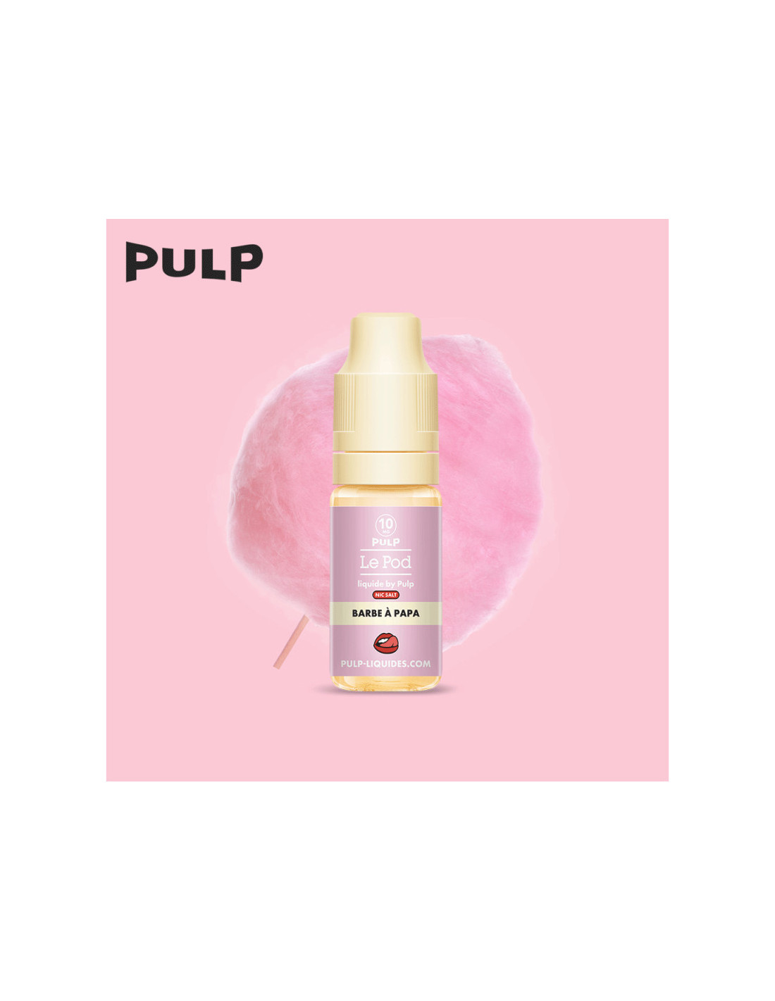 BARBE À PAPA 10ML - POD BY PULP NIC SALT 4,99 € AlkaVape