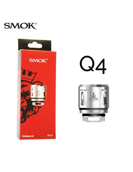 RÉSISTANCES TFV8 BABY / TFV12 BABY PRINCE (5PCS) - SMOK-AlkaVape.fr - Vapotes - E-liquides - Résistances-10,99 €