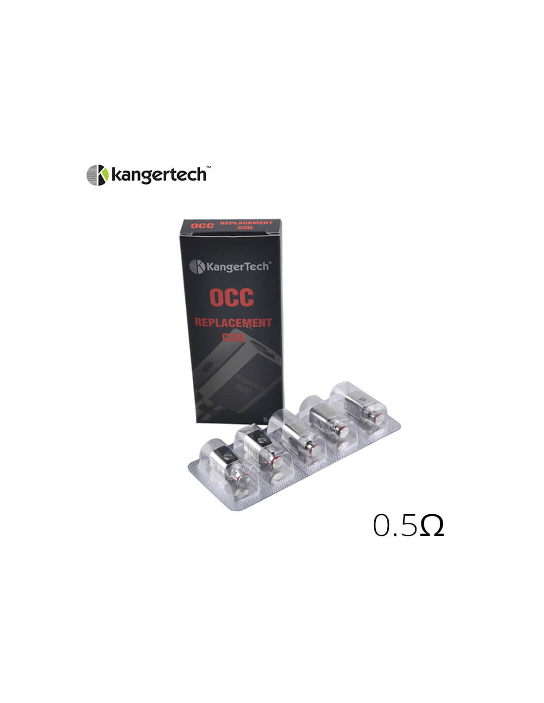 RÉSISTANCES VERTICALES OCC POUR SUBTANK (5PCS) - KANGERTECH 8,49 € AlkaVape