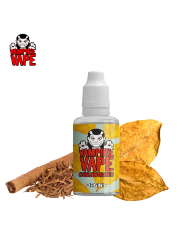 CONCENTRÉ VIRGINIA TOBACCO 30ML - VAMPIRE VAPE 9,99 € AlkaVape