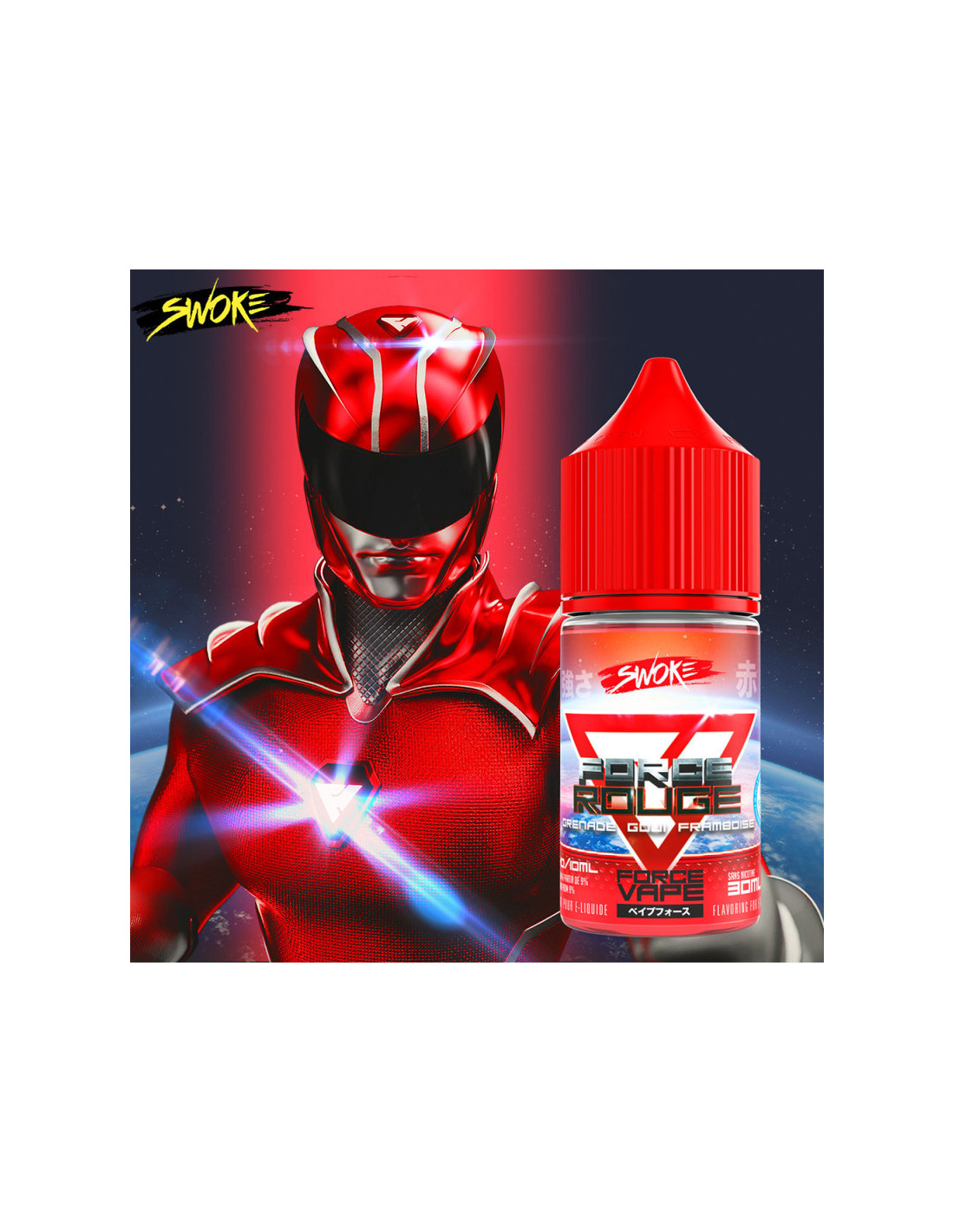 CONCENTRÉ FORCE ROUGE 30ML - FORCE VAPE BY SWOKE 9,99 € AlkaVape