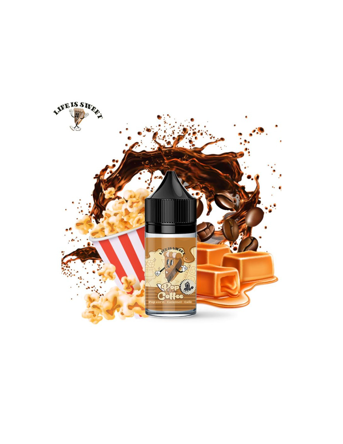 CONCENTRÉ POP & COFFEE 30ML - LIFE IS SWEET 8,99 € AlkaVape