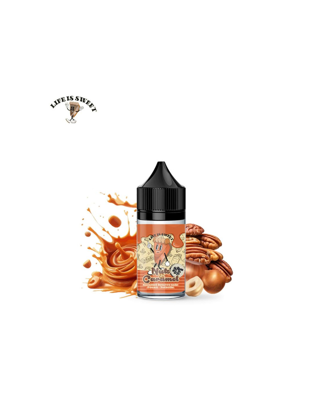 CONCENTRÉ NUTS & CARAMEL 30ML - LIFE IS SWEET 8,99 € AlkaVape