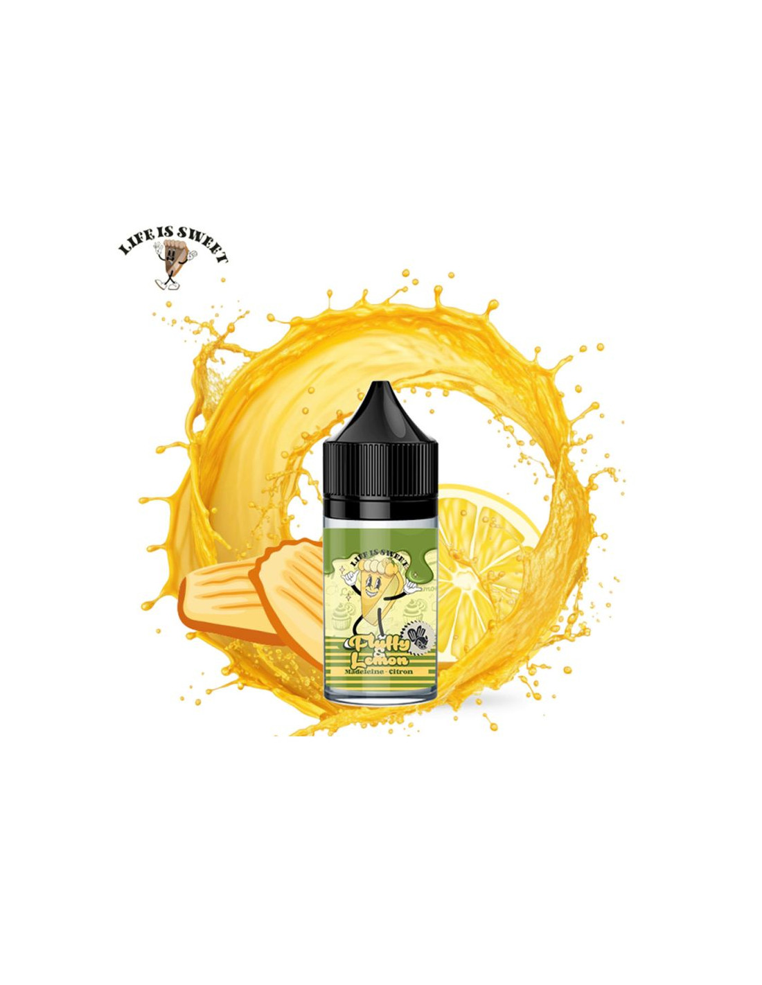 CONCENTRÉ FLUFFY & LEMON 30ML - LIFE IS SWEET 8,99 € AlkaVape
