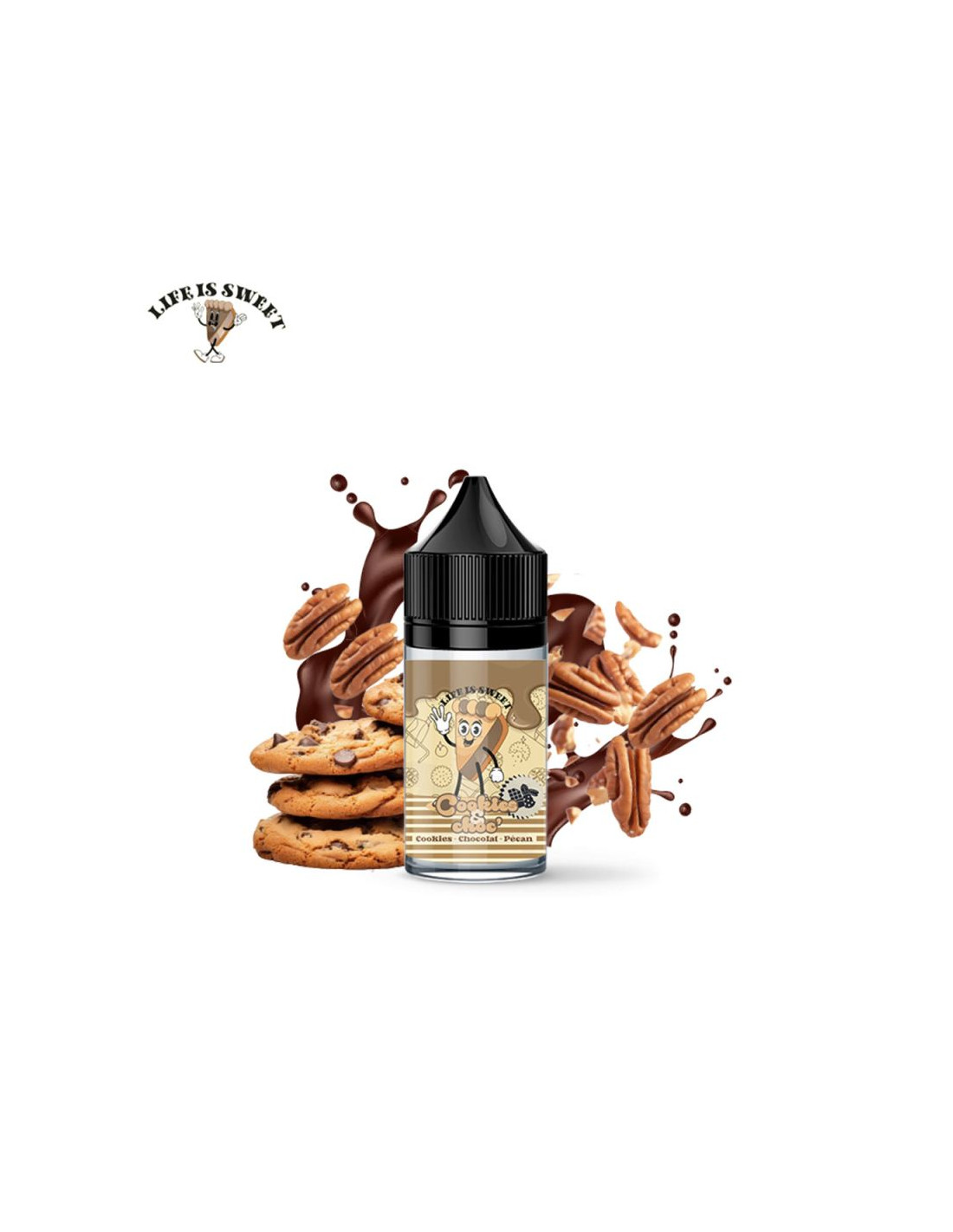 CONCENTRÉ COOKIES & CHOC 30ML - LIFE IS SWEET 8,99 € AlkaVape