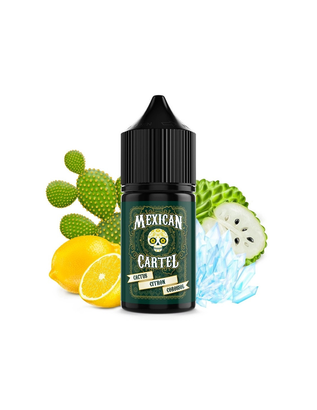 CONCENTRÉ CACTUS CITRON COROSSOL 30ML - MEXICAN CARTEL 8,99 € AlkaVape