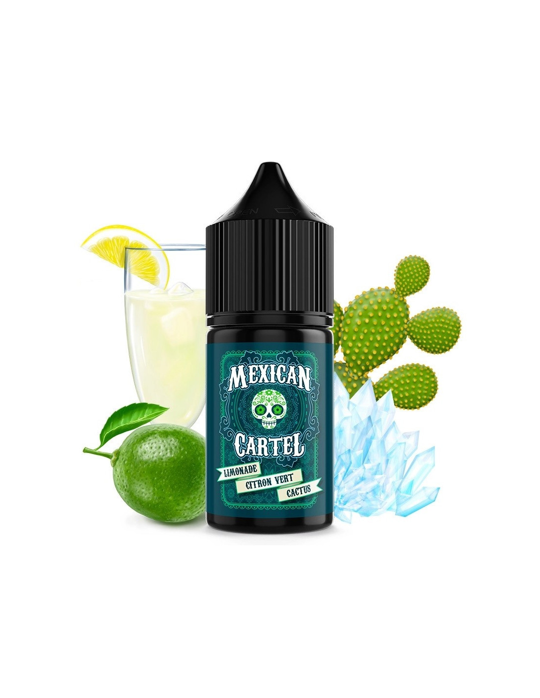 CONCENTRÉ LIMONADE CITRON VERT CACTUS 30ML - MEXICAN CARTEL 8,99 € AlkaVape
