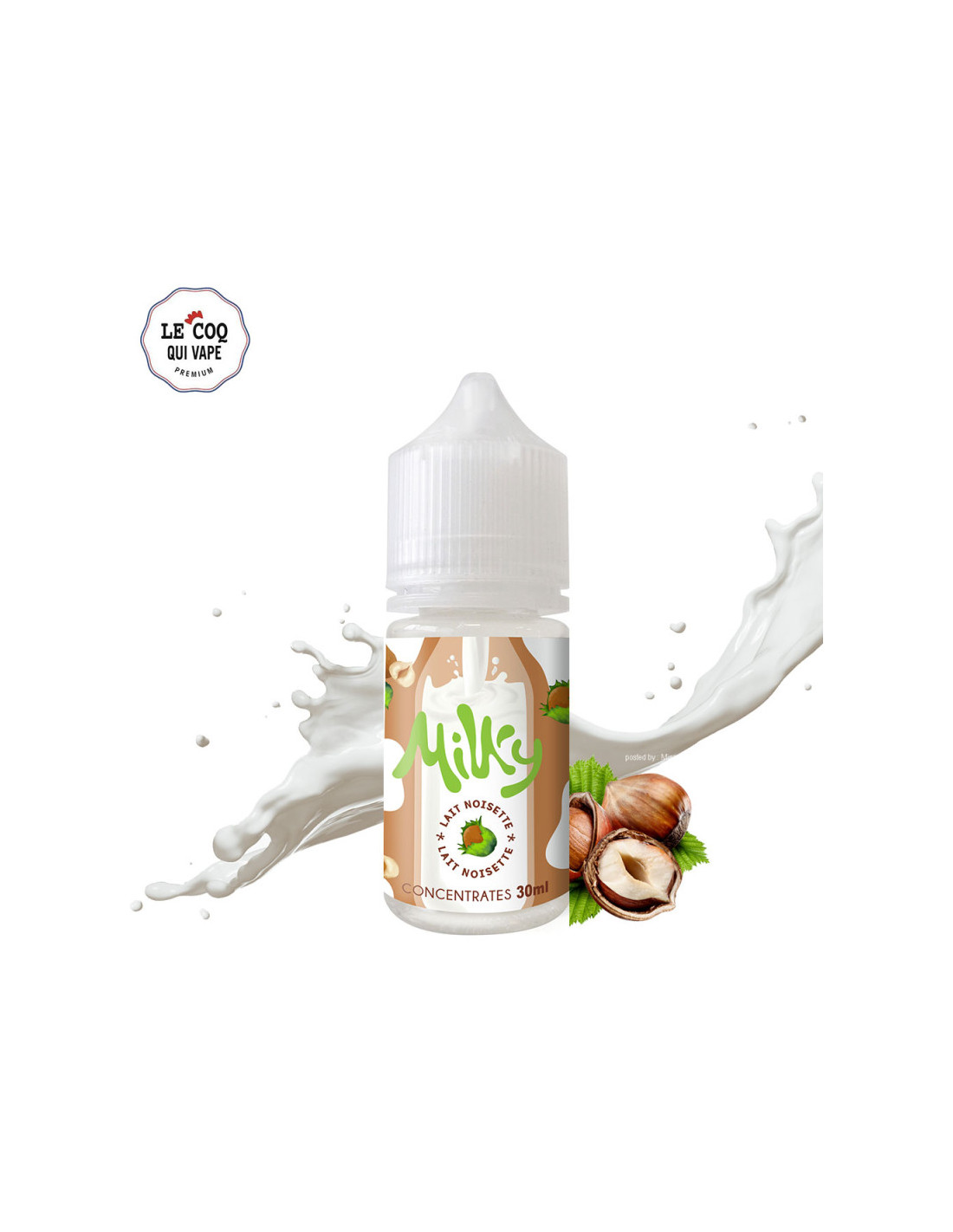 CONCENTRÉ MILKY NOISETTE 30ML - LE COQ QUI VAPE 8,99 € AlkaVape