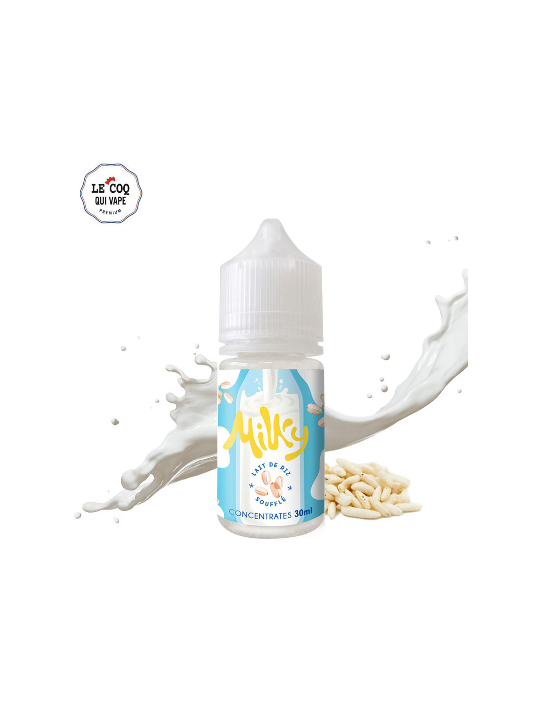 CONCENTRÉ MILKY RIZ SOUFFLÉ 30ML - LE COQ QUI VAPE 8,99 € AlkaVape