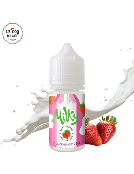 CONCENTRÉ MILKY FRAISE 30ML - LE COQ QUI VAPE