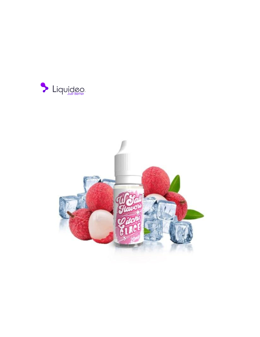LITCHI GLACÉ 10ML - WSALT FLAVORS BY LIQUIDEO 4,99 € AlkaVape