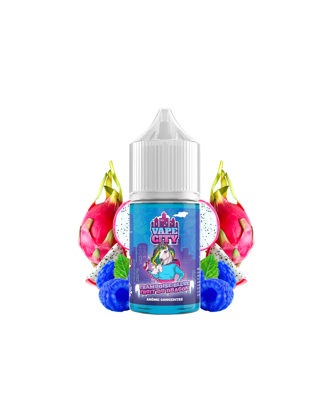 CONCENTRÉ FRAMBOISE BLEUE FRUIT DU DRAGON 30ML - VAPE CITY 7,99 € AlkaVape